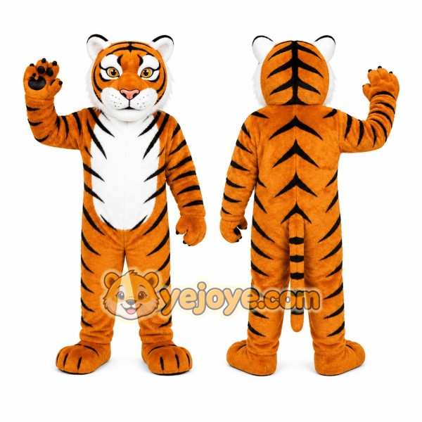 Orange Tiger Mascot Costume