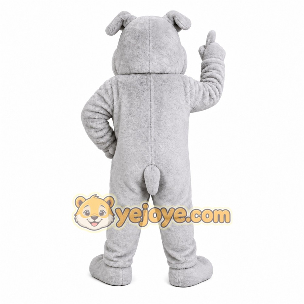 White Husky Mascot Costume White Husky Mascot Costume