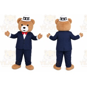 Captain Bear Mascot Costume
