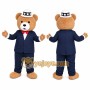Captain Bear Mascot Costume