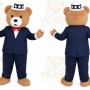Captain Bear Mascot Costume