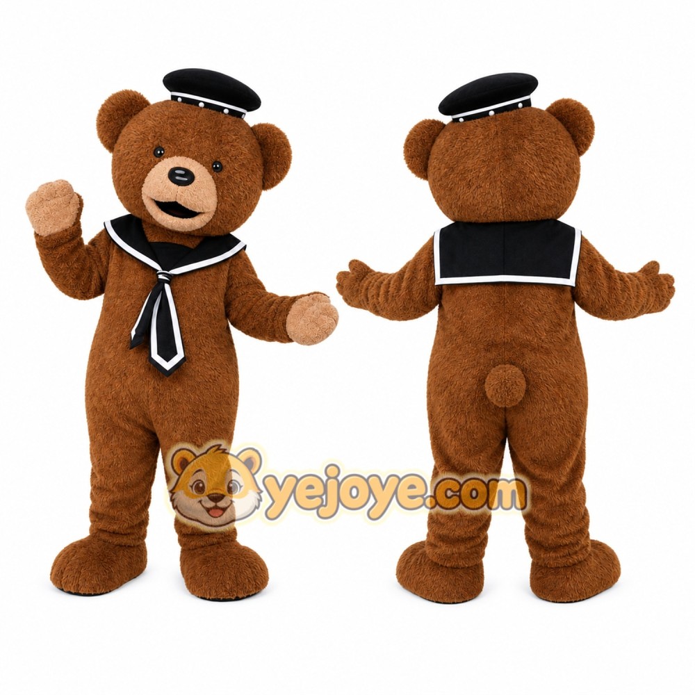 Sailor Bear Mascot Costume Sailor Bear Mascot Costume