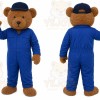 Blue Bear Mascot Costume