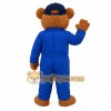 Blue Bear Mascot Costume Blue Bear Mascot Costume