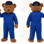 Blue Bear Mascot Costume