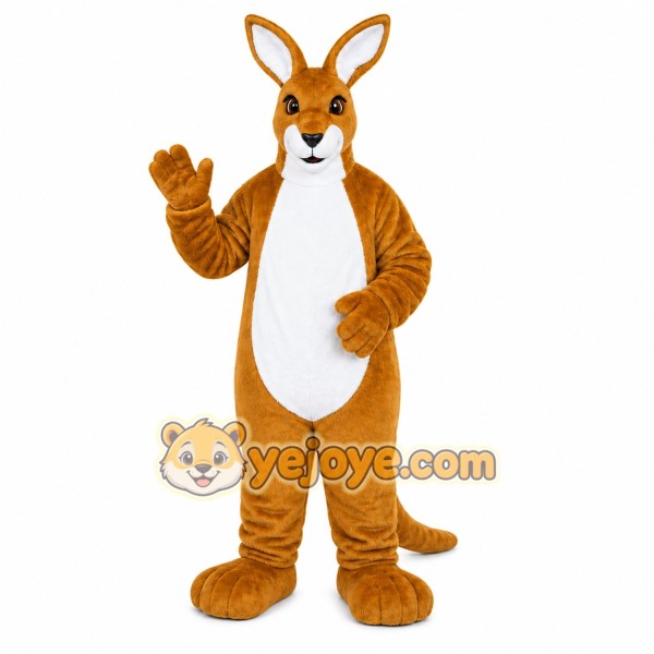 Brown Kangaroo Mascot Costume