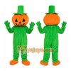 Pumpkin Farmer Mascot Costume Pumpkin Farmer Mascot Costume