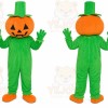 Pumpkin Farmer Mascot Costume