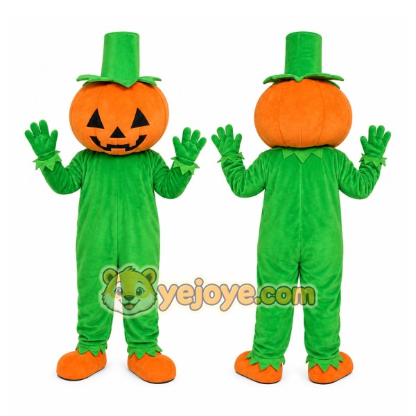 Pumpkin Farmer Mascot Costume