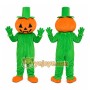 Pumpkin Farmer Mascot Costume