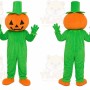 Pumpkin Farmer Mascot Costume