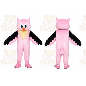 Pink Owl Mascot Costume