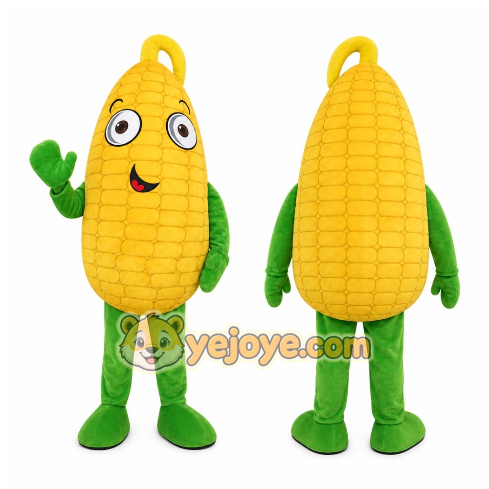 Corn Character Mascot Costume Corn Character Mascot Costume