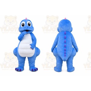 Blue Dinosaur Mascot Costume