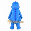Blue Dinosaur Mascot Costume Blue Dinosaur Mascot Costume