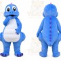 Blue Dinosaur Mascot Costume