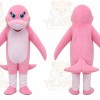 Pink Dolphin Mascot Costume