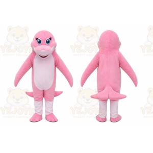 Pink Dolphin Mascot Costume