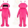 Pink Robot Mascot Costume