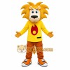 Yellow Lion Mascot Costume