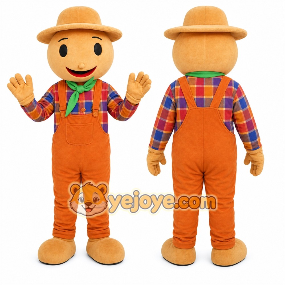 Farmer Boy Mascot Costume