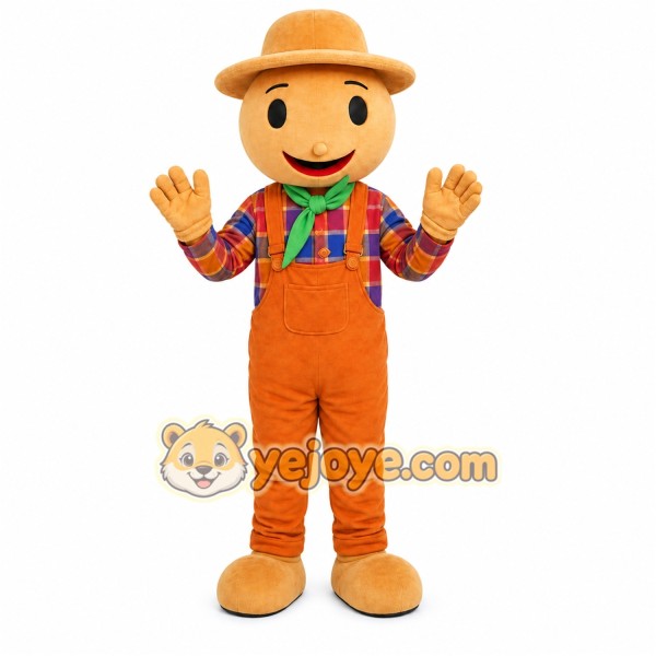 Farmer Boy Mascot Costume