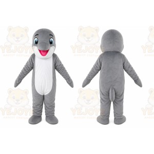 Gray Dolphin Mascot Costume