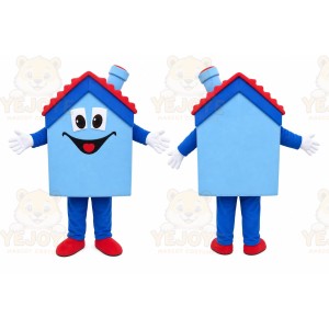 Blue House Mascot Costume