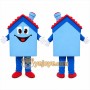 Blue House Mascot Costume
