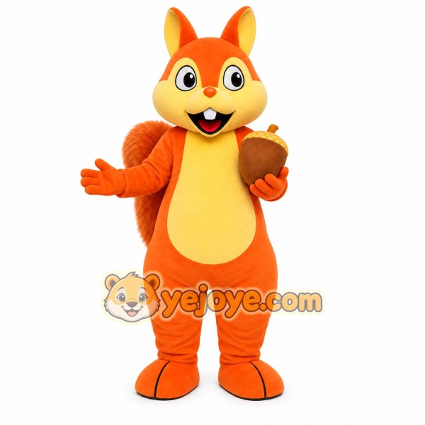 Orange Fox Mascot Costume