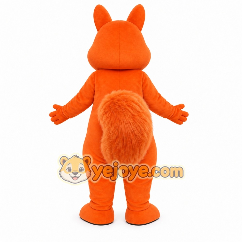 Orange Fox Mascot Costume Orange Fox Mascot Costume