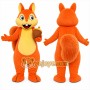 Orange Fox Mascot Costume