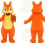 Orange Fox Mascot Costume