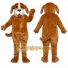 Brown Basset Dog Mascot Costume Brown Basset Dog Mascot Costume