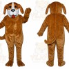 Brown Basset Dog Mascot Costume