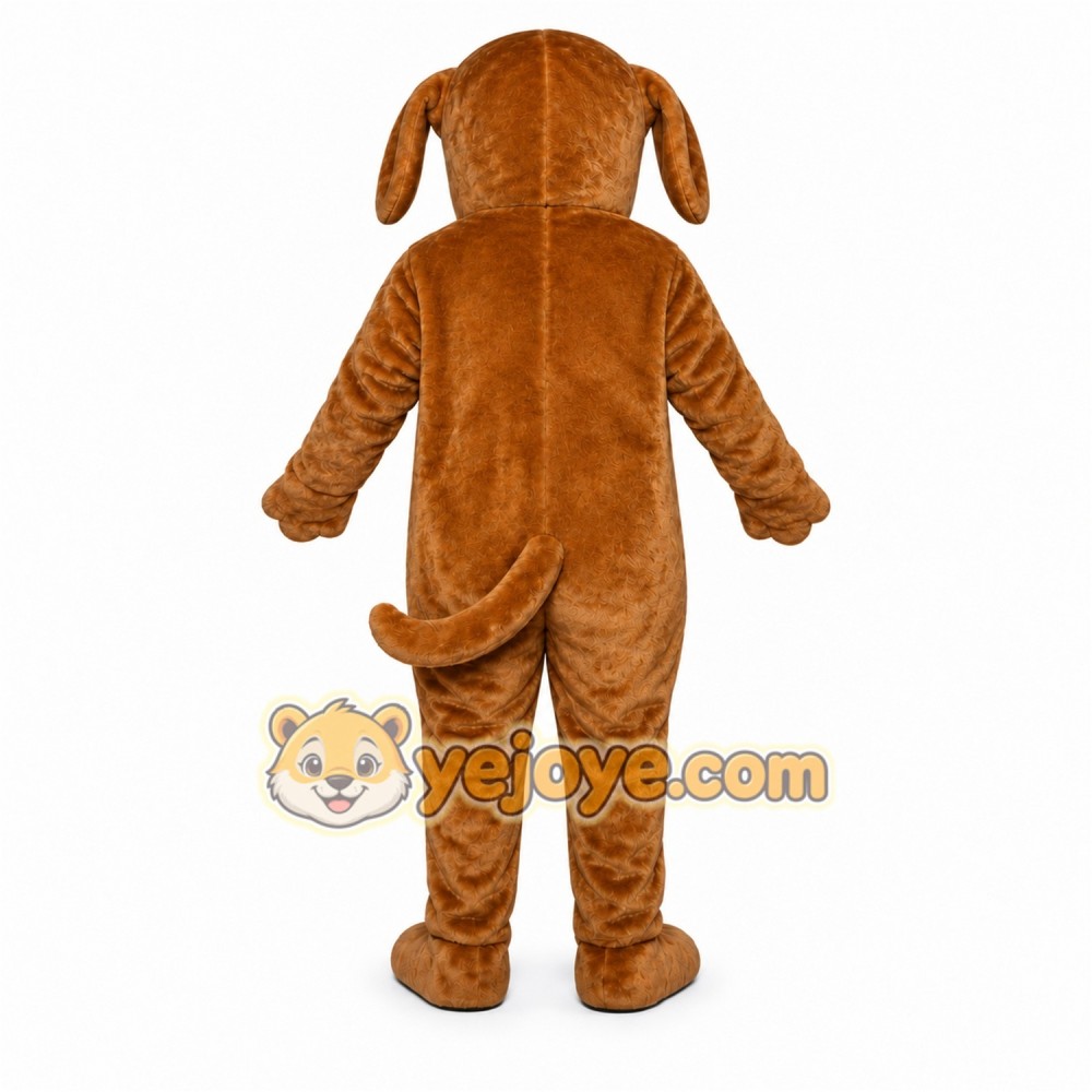 Brown Basset Dog Mascot Costume Brown Basset Dog Mascot Costume