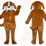 Brown Basset Dog Mascot Costume