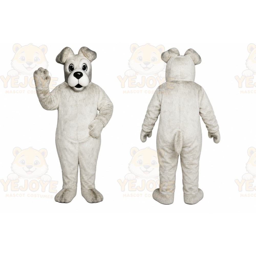 White Dog Mascot Costume