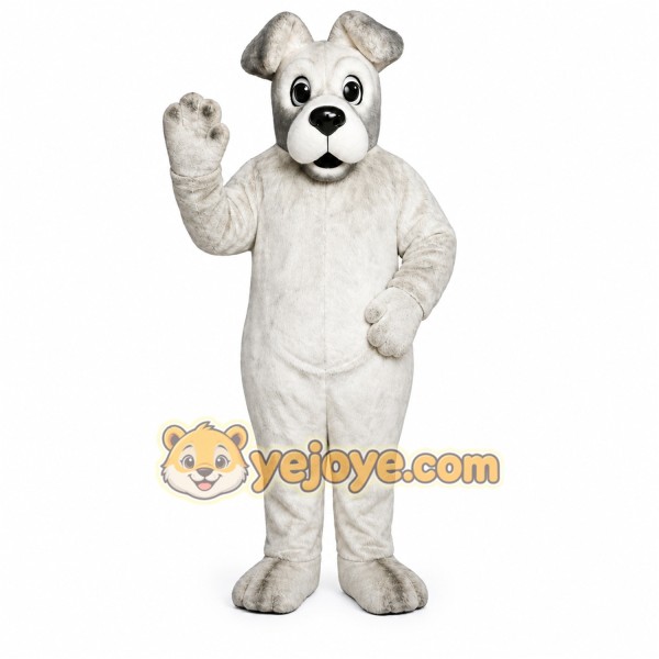 White Dog Mascot Costume White Dog Mascot Costume