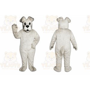 White Dog Mascot Costume