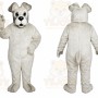 White Dog Mascot Costume