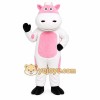 Pink Cow Mascot Costume