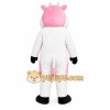 Pink Cow Mascot Costume