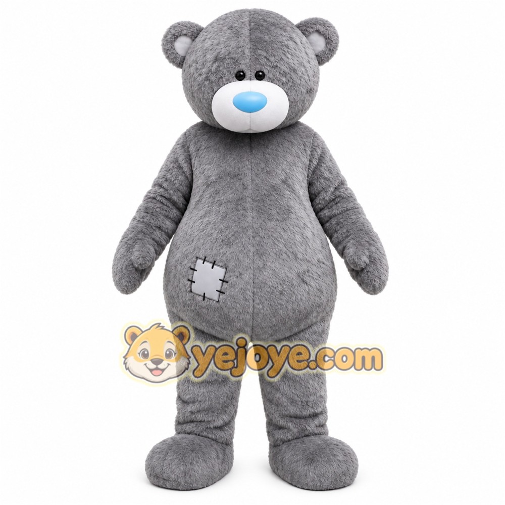 Gray Bear Mascot Costume Gray Bear Mascot Costume