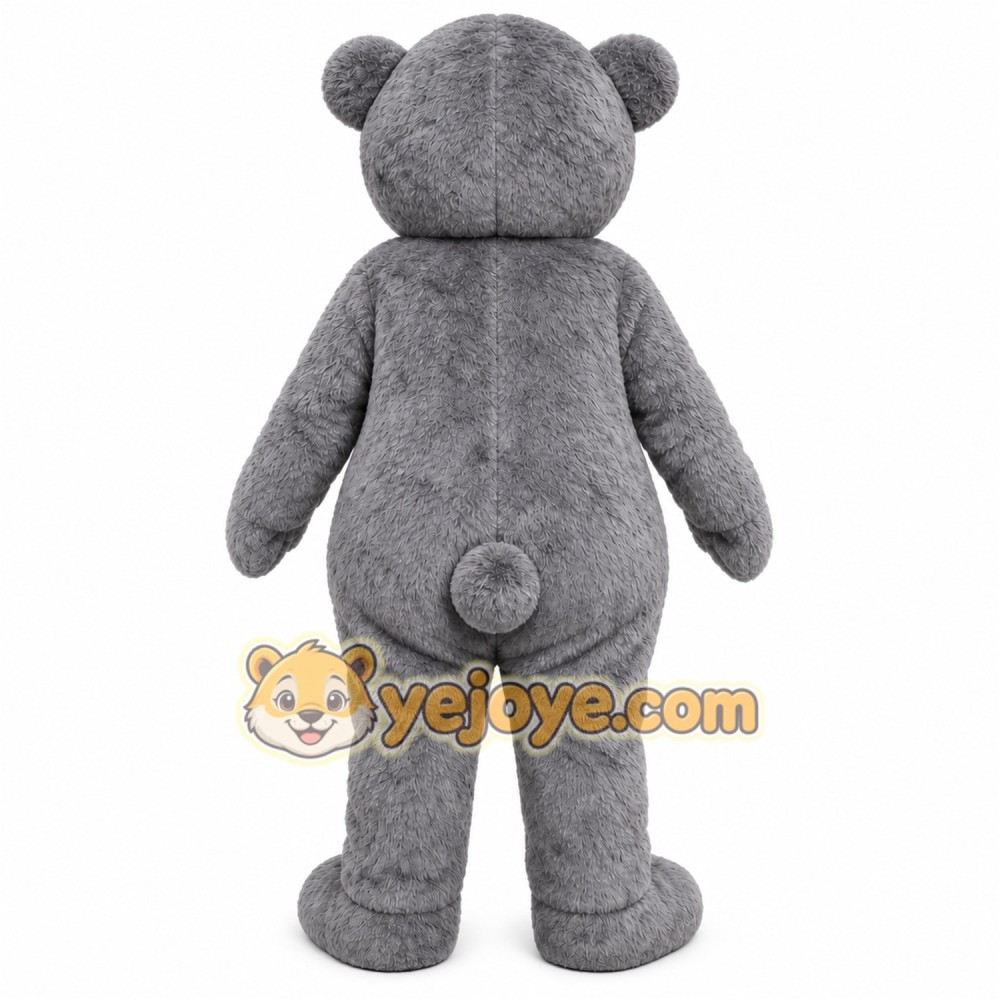 Gray Bear Mascot Costume Gray Bear Mascot Costume