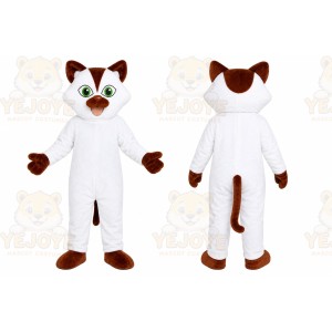 White Fox Mascot Costume