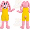 Pink Rabbit Mascot Costume