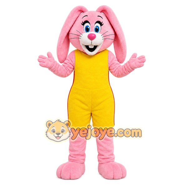 Pink Rabbit Mascot Costume Pink Rabbit Mascot Costume