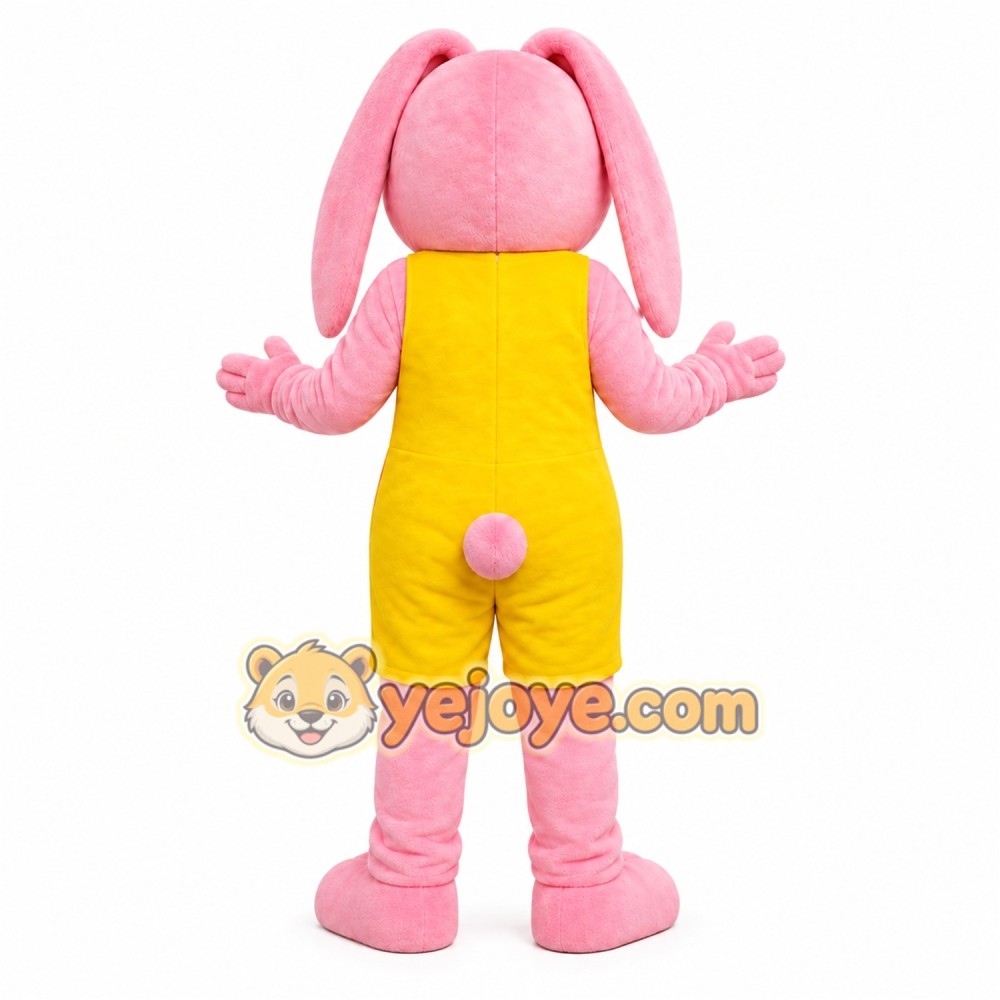 Pink Rabbit Mascot Costume Pink Rabbit Mascot Costume