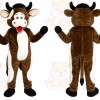 Brown Cow Mascot Costume